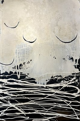 Manfred Boehme | ohne Titel | 150x100 Mixed Media auf Leinwand