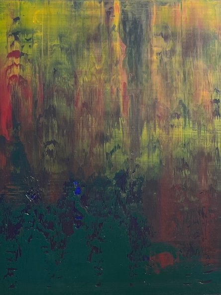 Manfred Boehme |Transformation | 60 x 50  Acryl auf Holz