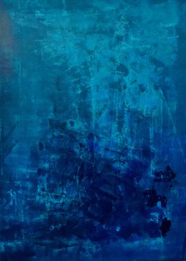 Manfred Boehme | Tiefe | 110x80 Acryl auf Holz