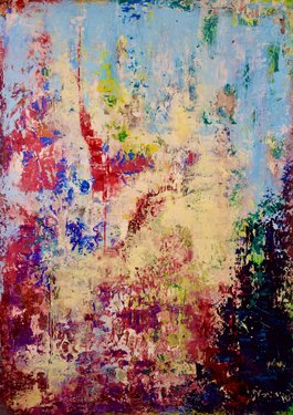 Manfred Boehme | Lebendigkeit | 110x80 Acryl auf Holz