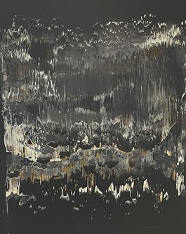 Manfred Boehme |Spiegelung | 77x60 Acryl auf Holz