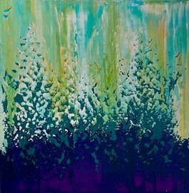 Manfred Boehme | Erneuerung | 60x60 Acryl auf Leinwand