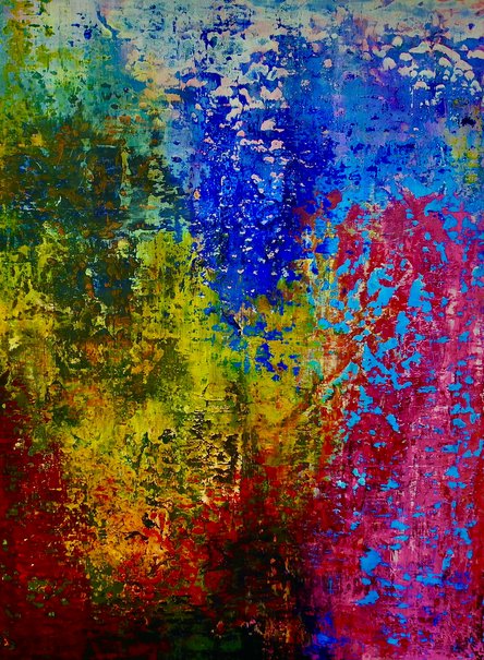 Manfred Boehme | Erde | 110x80 Acryl auf Holz