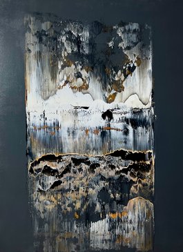 Manfred Boehme | Spiegelung | 120x90 Acryl auf Holz