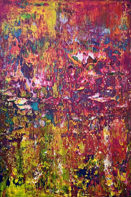 Manfred Boehme | 100 Farben | 40x60 Acryl auf Holz