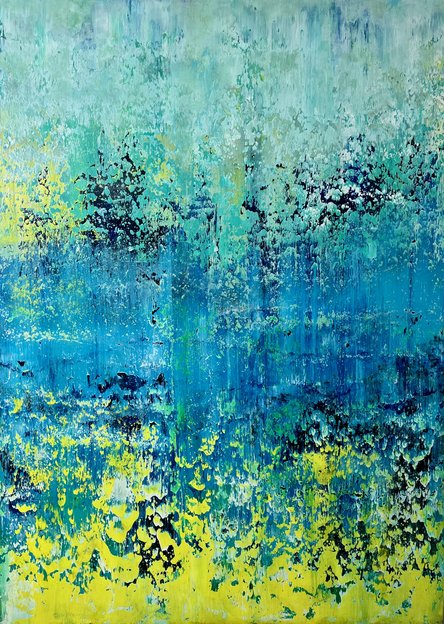 Manfred Boehme | Ursprung | 110x80 Acryl auf Holz